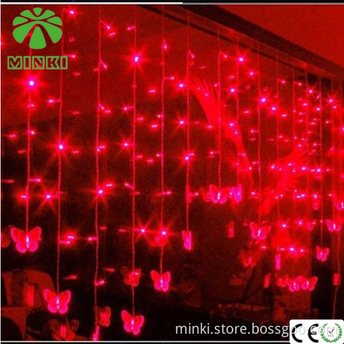 Drooping wedding party led Xmas lights Icicle Curtain lights for xmas decoration
